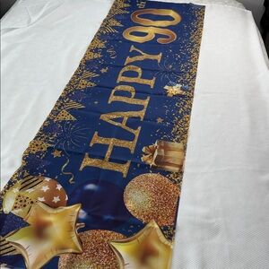 90th Birthday party banner & decoration package